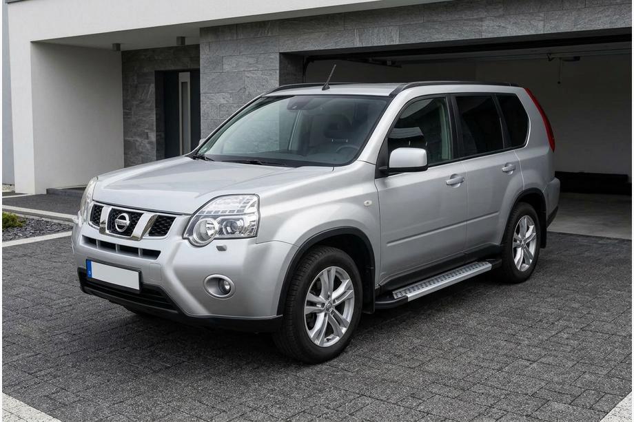 Nissan X-trail T31 2007–2014 Bočne stopnice New Vision Grey (2 kos, aluminij) Image