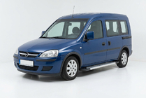Opel Combo 2002–2012 Bočne stopnice New Vision Grey (2 kos, aluminij) fotografija 1