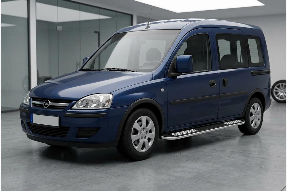 Opel Combo 2002–2012 Bočne stopnice Tayga V2 (2 kosa, aluminij) Image