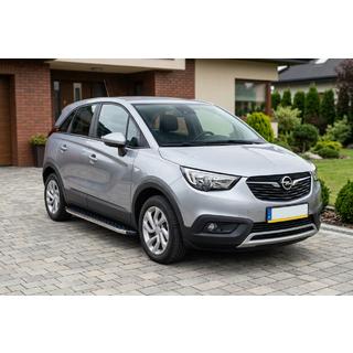 Stranske stopnice BlackLine (2 kos, aluminij) Opel Crossland X 2017–2024 fotografija 1