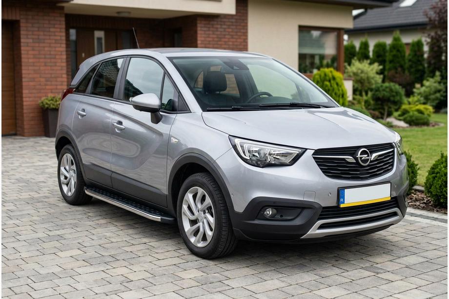 Opel Crossland X 2017–2024 Stranske stopnice BlackLine (2 kos, aluminij) Image