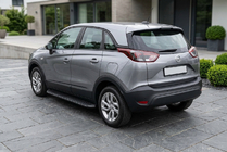 Opel Crossland X 2017–2024 Stranski pragovi Tayga Black (2 kosa, aluminij) fotografija 1