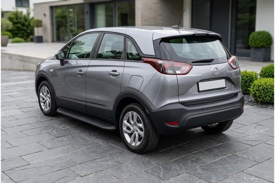 Opel Crossland X 2017–2024 Stranski pragovi Tayga Black (2 kosa, aluminij) Image
