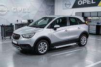 Opel Crossland X 2017–2024 Bočne stopnice New Vision Grey (2 kos, aluminij) fotografija 1