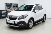 Opel Mokka 2012–2021 Stranske stopnice BlackLine (2 kos, aluminij) fotografija 1