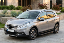 Peugeot 2008 2013–2019 Stranski pragovi Tayga Black (2 kosa, aluminij) fotografija 1
