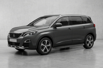 Peugeot 5008 2016–2023 Stranski pragovi Tayga Black (2 kosa, aluminij) fotografija 1