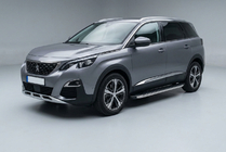 Peugeot 5008 2016–2023 Stranske stopnice BlackLine (2 kos, aluminij) fotografija 1