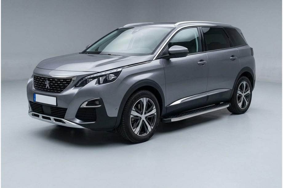 Peugeot 5008 2016–2023 Stranske stopnice BlackLine (2 kos, aluminij) Image