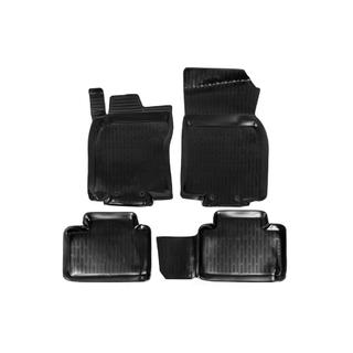 Gumijasti tepihi za kabino (4 kosi, Niken 3D) Nissan X-trail T32/Rogue 2014–2021 fotografija 1