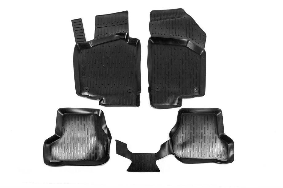 Volkswagen Golf 5 2003–2009 Gumijasti tepihi za kabino (4 kosi, Niken 3D) Image