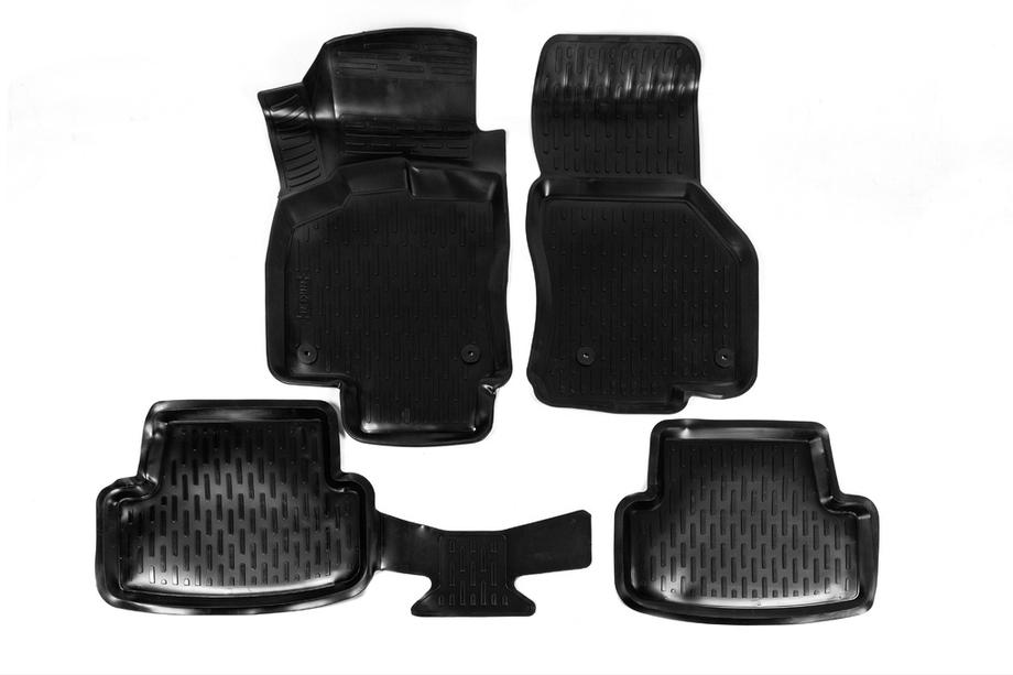 Volkswagen Golf 7/E-Golf 2012–2020 Gumijasti tepihi za kabino (4 kosi, Niken 3D) Image