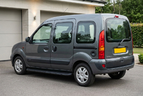 Renault Kangoo 1998–2008 Stranski pragovi Tayga Black (2 kosa, aluminij) fotografija 1