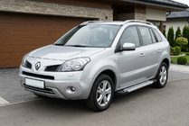 Renault Koleos 2008–2016 Bočne stopnice New Vision Grey (2 kos, aluminij) fotografija 1