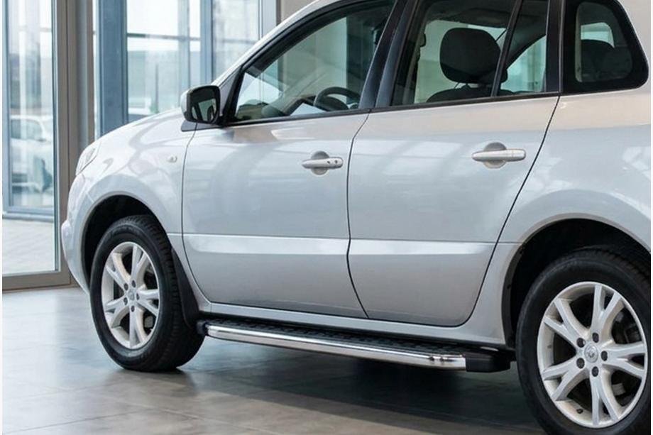 Renault Koleos 2008–2016 Stranske stopnice BlackLine (2 kos, aluminij) Image