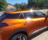 Peugeot 2008 2019– Okenske obrobe (6 kos, nerjavno jeklo) fotografija 5