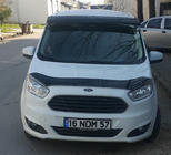 Ford Courier 2014–2023 Vizir na vetrobransko steklo (črn sijaj, 5 mm) fotografija 3