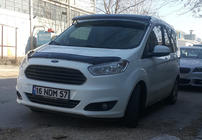 Ford Courier 2014–2023 Vizir na vetrobransko steklo (črn sijaj, 5 mm) fotografija 4