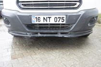 Ford Transit 2014– Sprednji lip spojler (2014-2019, ABS) fotografija 5