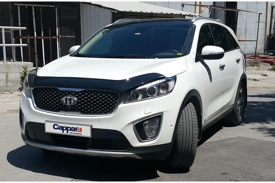 Kia Sorento III UM 2014–2020 Deflektor pokrova motorja (EuroCap) Fotografija 2