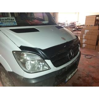 Deflektor pokrova motorja v videzu karbona 2006-2013 (EuroCap) Mercedes Sprinter W906 2006–2018 fotografija 4
