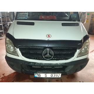 Deflektor pokrova motorja v videzu karbona 2006-2013 (EuroCap) Mercedes Sprinter W906 2006–2018 fotografija 3