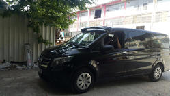 Mercedes Vito/V-razred W447 2014– Vizir na vetrobransko steklo (črn sijaj, 5 mm) fotografija 3