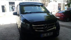Mercedes Vito/V-razred W447 2014– Vizir na vetrobransko steklo (črn sijaj, 5 mm) fotografija 4