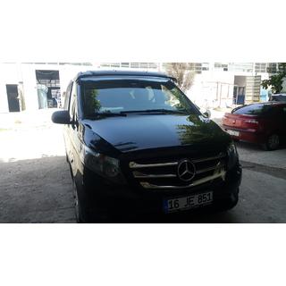 Vizir na vetrobransko steklo (črn sijaj, 5 mm) Mercedes Vito/V-razred W447 2014– fotografija 4