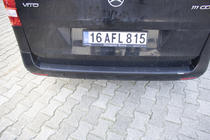 Mercedes Vito/V-razred W447 2014– Obloga zadnjega odbijača EuroCap (ABS) fotografija 3