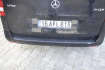 Mercedes Vito/V-razred W447 2014– Obloga zadnjega odbijača EuroCap (ABS) fotografija 4