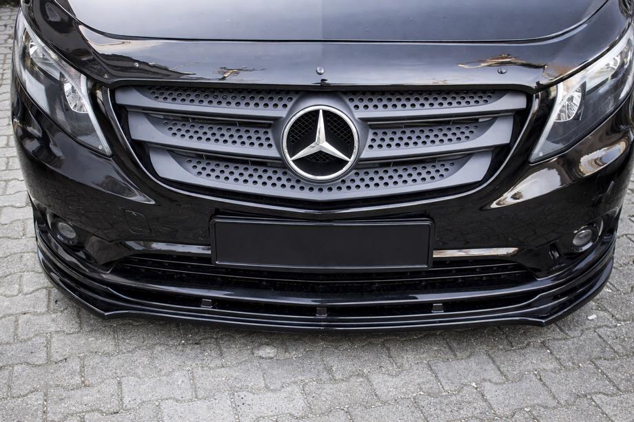 Mercedes Vito/V-razred W447 2014– Sprednji lip spojler EuroCap (črn) Image