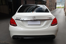 Mercedes C-class W205 2014–2021 Komplet karoserijskih dodatkov s polnim zadnjim odbijačem (AMG C63-designs 2014-2018) fotografija 15