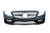 Mercedes C-class W205 2014–2021 Komplet karoserijskih dodatkov s polnim zadnjim odbijačem (AMG C63-designs 2014-2018) fotografija 6