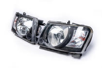 Nissan Patrol Y61 1997–2011 Sprednji žarometi Safari Black (2004-2008, 2 kos) fotografija 3