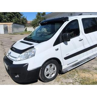 Vizir na vetrobransko steklo (črn sijaj, 5 mm) Citroen Jumpy 2007–2017 fotografija 2