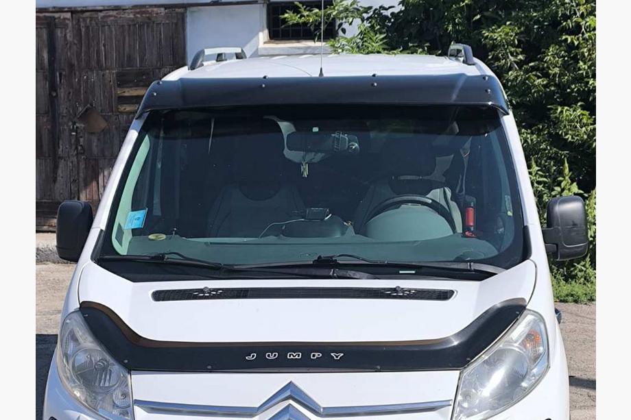 Citroen Jumpy 2007–2017 Vizir na vetrobransko steklo (črn sijaj, 5 mm) Image