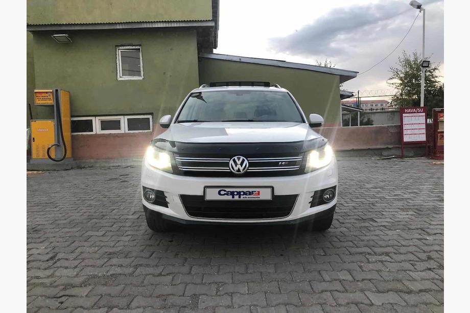 Volkswagen Tiguan 2007–2016 Deflektor pokrova motorja (EuroCap) Fotografija 11