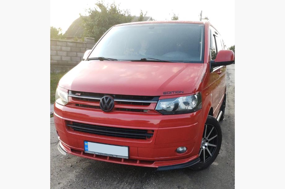 Volkswagen T5 2010–2015 Sprednji lip spojler odbijača (ABS) Image