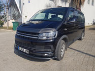 Volkswagen T6 2015–2024 Sprednji lip spojler, karbon videz 2015-2018 (ABS) fotografija 4