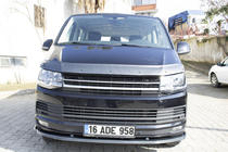 Volkswagen T6 2015–2024 Deflektor pokrova motorja v videzu karbona (EuroCap) fotografija 5