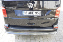 Volkswagen T6 2015–2024 Zadnji lip dodatek v karbon videzu (ABS) fotografija 9