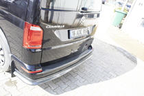 Volkswagen T6 2015–2024 Zadnji lip dodatek v karbon videzu (ABS) fotografija 4