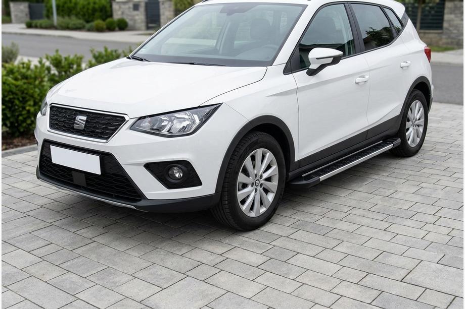 Seat Arona 2017– Stranske stopnice RedLine Black (2 kosa, aluminij) Image
