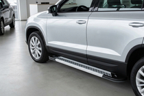 Seat Ateca 2016– Bočne stopnice New Vision Grey (2 kos, aluminij) fotografija 1