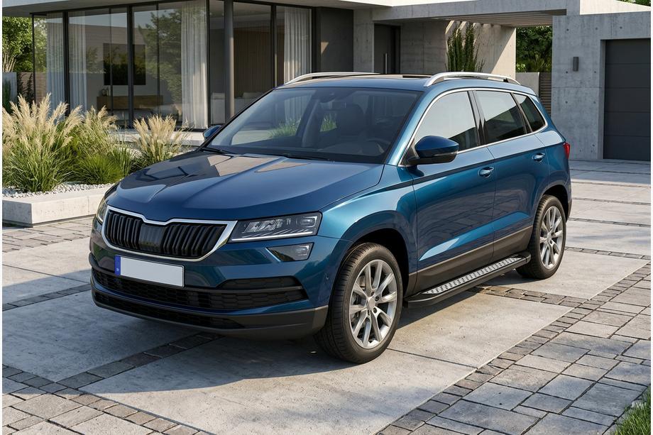 Skoda Karoq 2018– Stranske stopnice New Vision Black (2 kosa, aluminij) Image