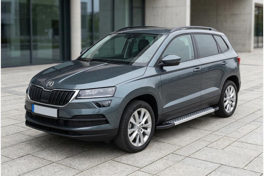 Skoda Karoq 2018– Bočne stopnice New Vision Grey (2 kos, aluminij) Image