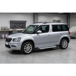 Bočne stopnice New Vision Grey (2 kos, aluminij) Skoda Yeti 2009–2017 fotografija 1