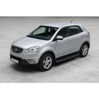 Stranski pragovi Tayga Black (2 kosa, aluminij) fotografija 1