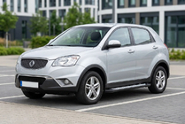 SsangYong Korando 2010–2019 Stranske stopnice New Vision Black (2 kosa, aluminij) fotografija 1